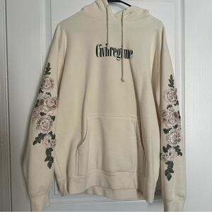 civil regime rose hoodie